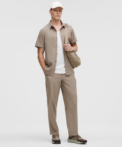 Lululemon Airing Easy Short-Sleeve Shirt Warm Ash Grey