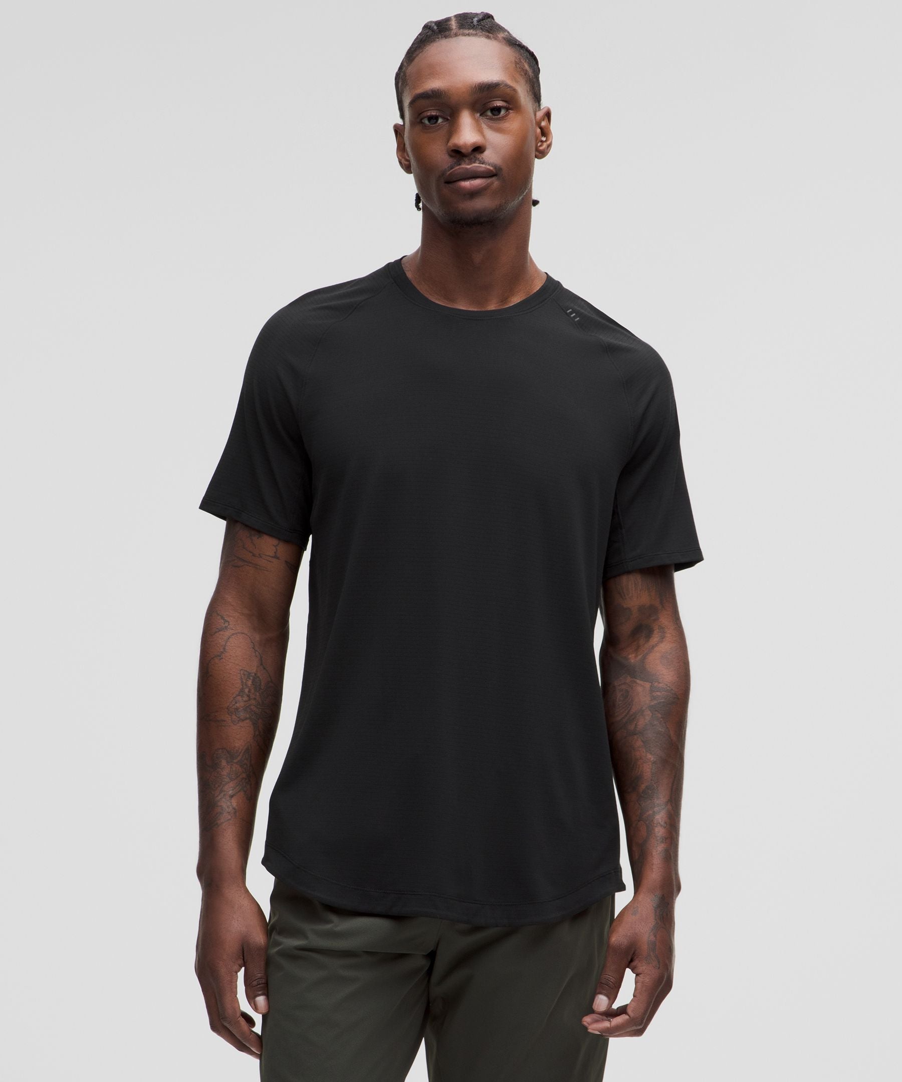 Lululemon License to Train Short-Sleeve Shirt Black