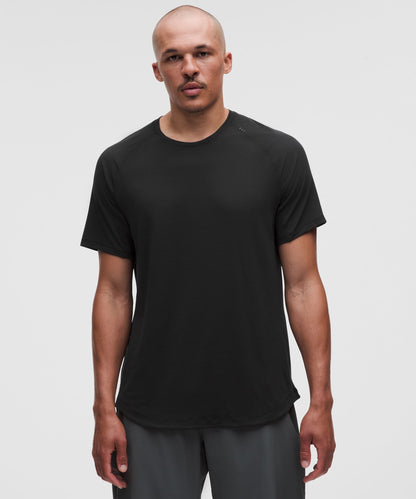 Men's Lululemon License to Train Short Sleeve Shirt, worn