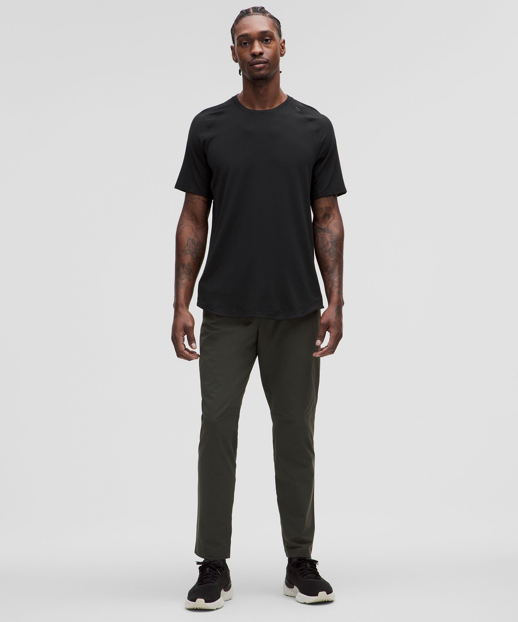 Lululemon License to Train Short-Sleeve Shirt Black