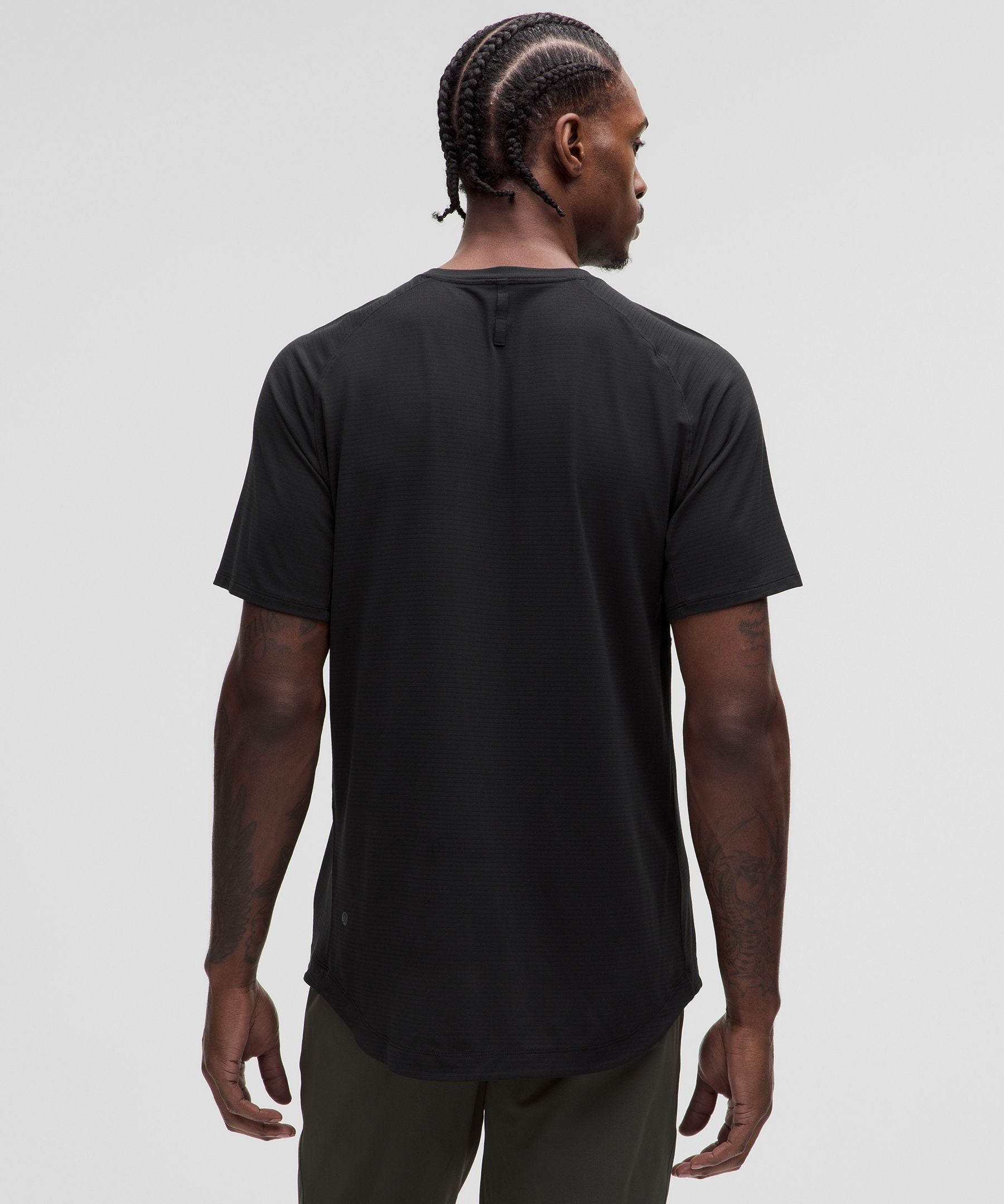 Lululemon License to Train Short-Sleeve Shirt Black