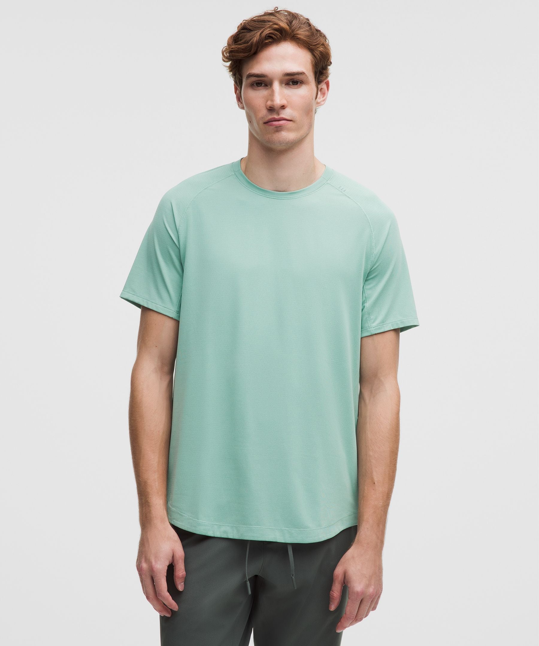 Lululemon License to Train Short-Sleeve Shirt Sea Water