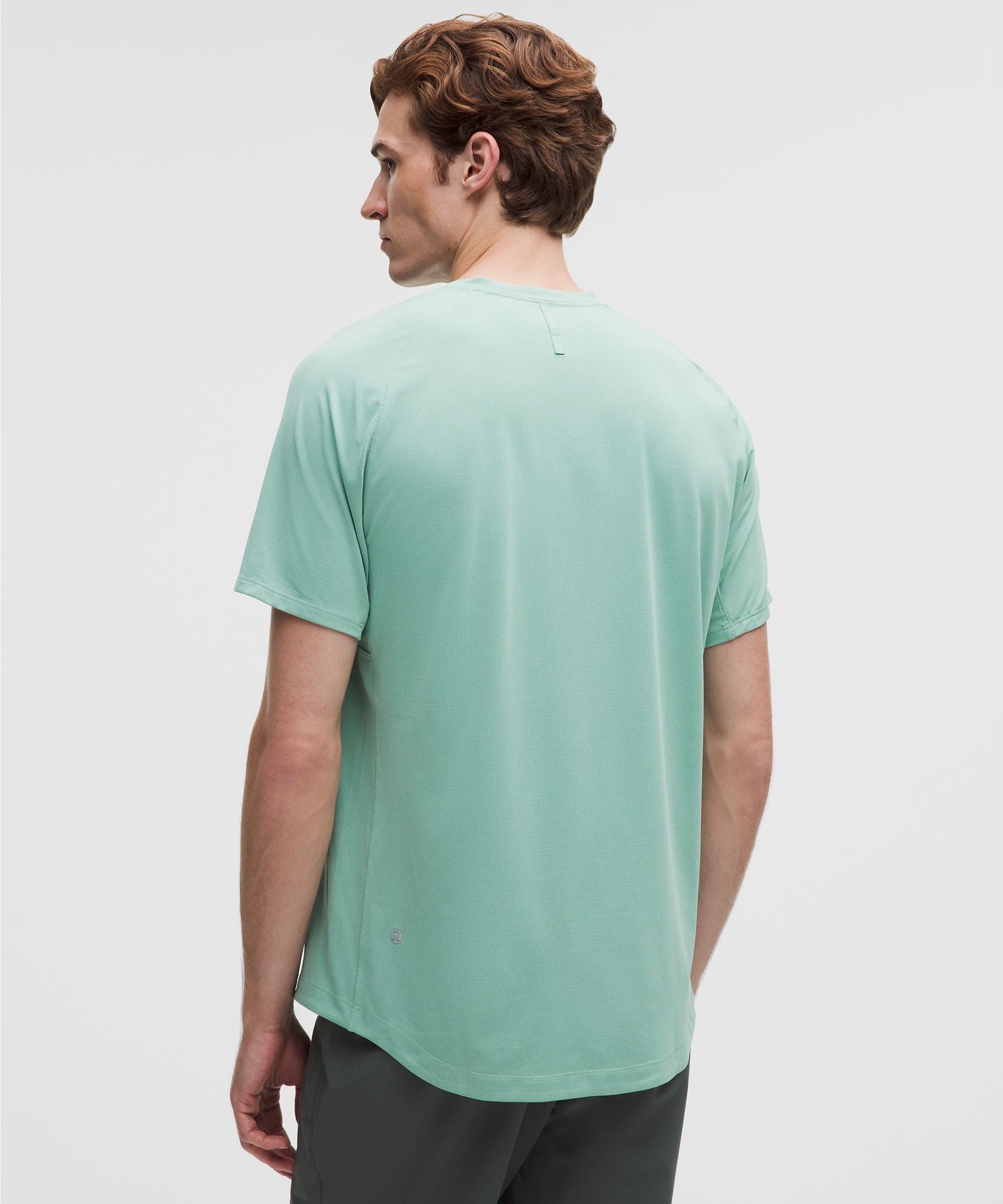 Lululemon License to Train Short-Sleeve Shirt Sea Water