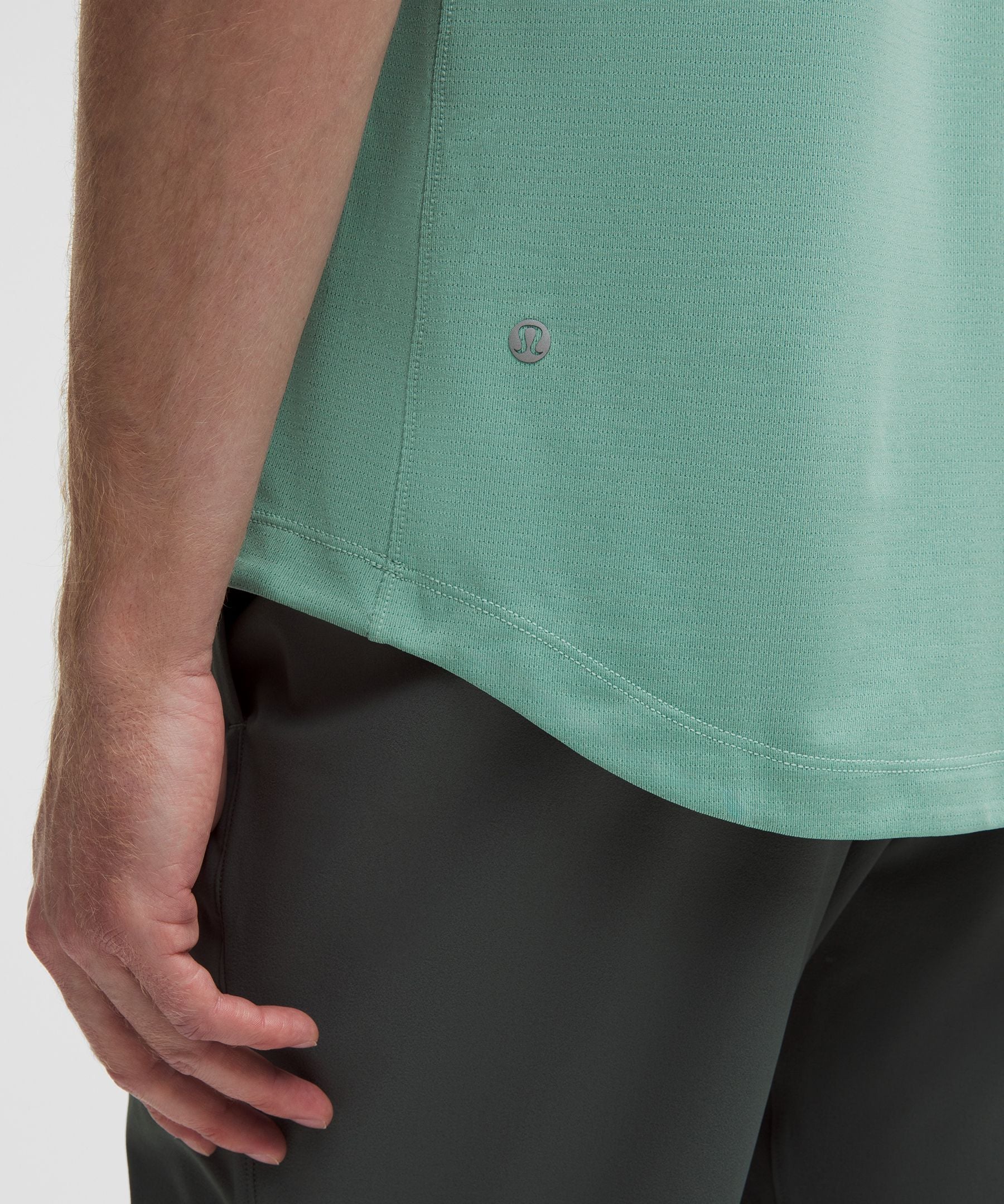 Lululemon License to Train Short-Sleeve Shirt Sea Water