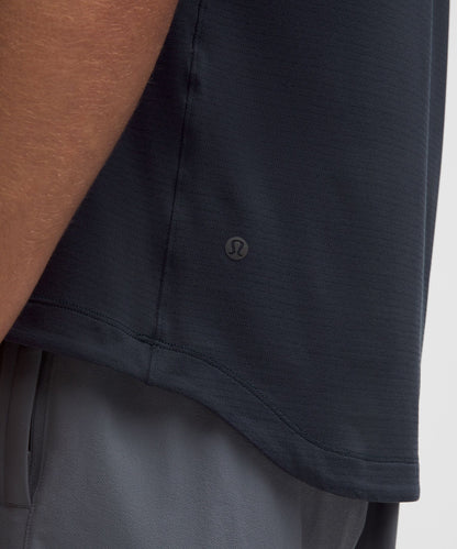 Lululemon License to Train Short-Sleeve Shirt True Navy
