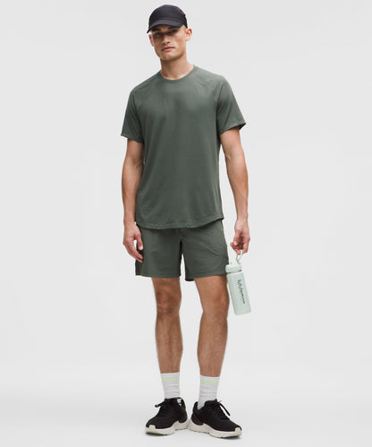 Lululemon License to Train Short-Sleeve Shirt Palm Deco