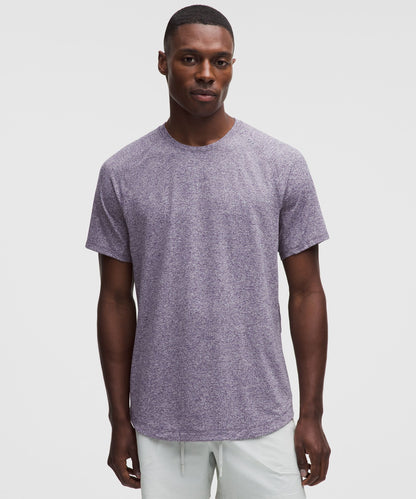 Lululemon License to Train Short-Sleeve Shirt Heathered Dark Court Purple