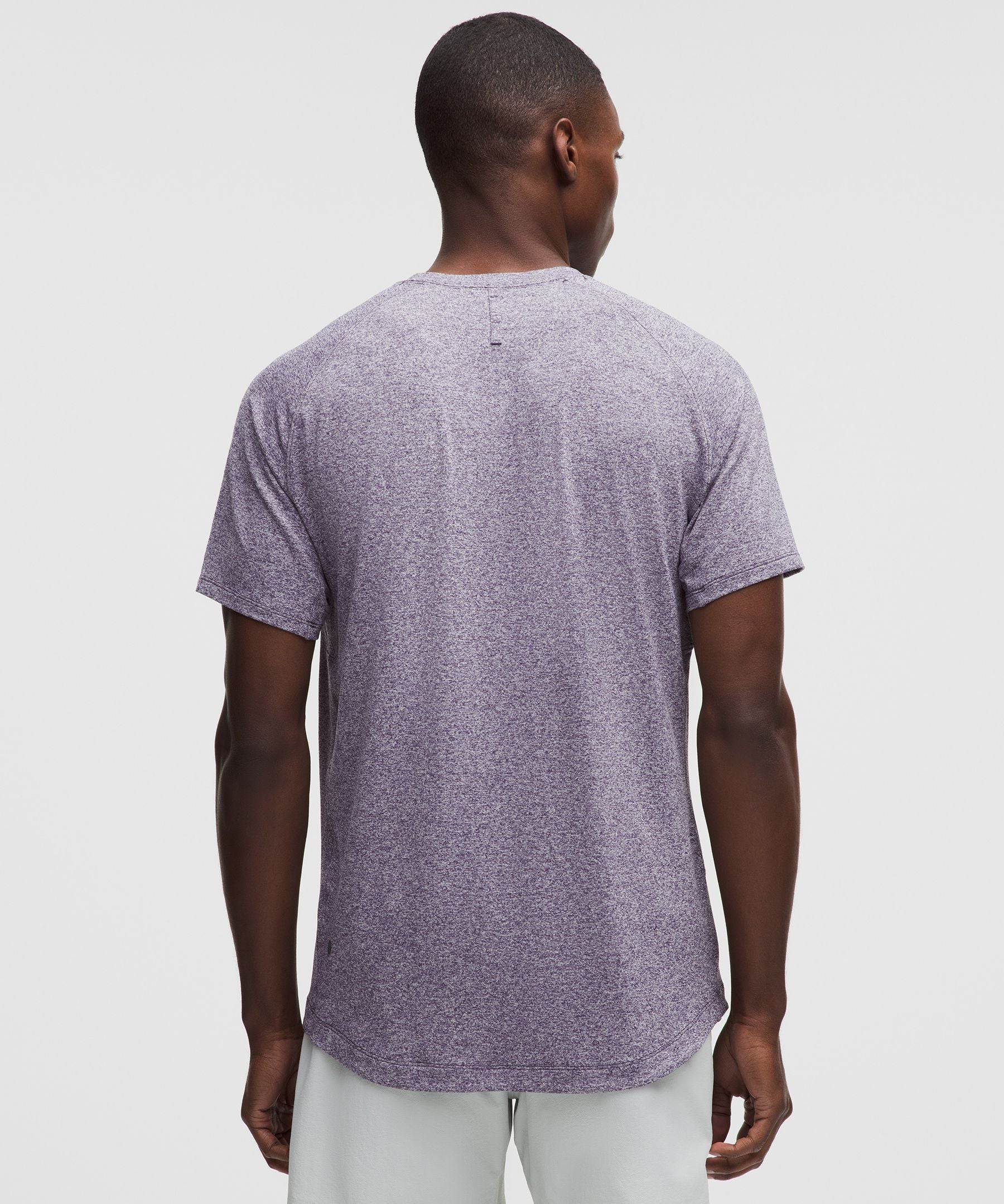 Lululemon License to Train Short-Sleeve Shirt Heathered Dark Court Purple