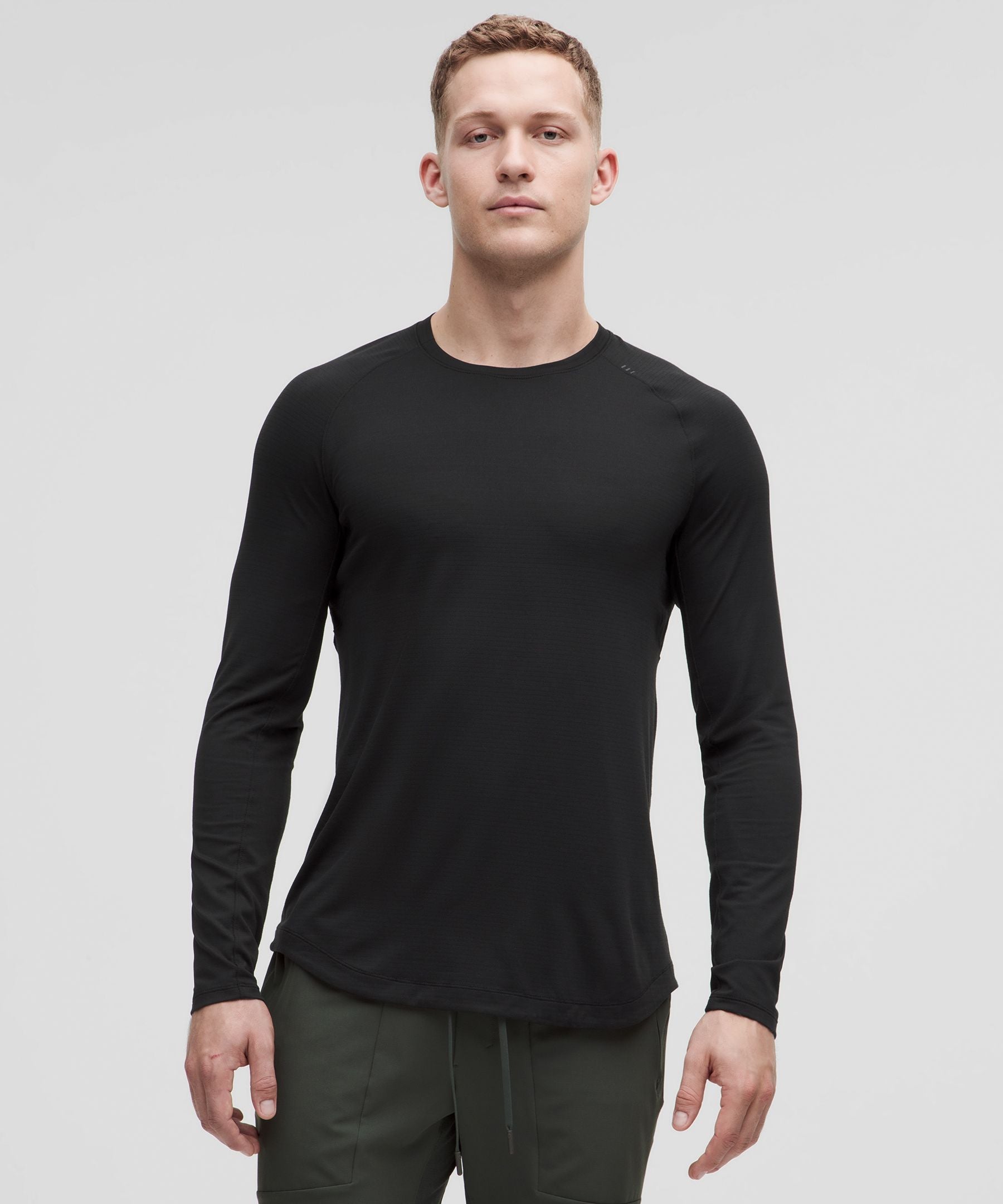 Lululemon License to Train Long-Sleeve Shirt Black