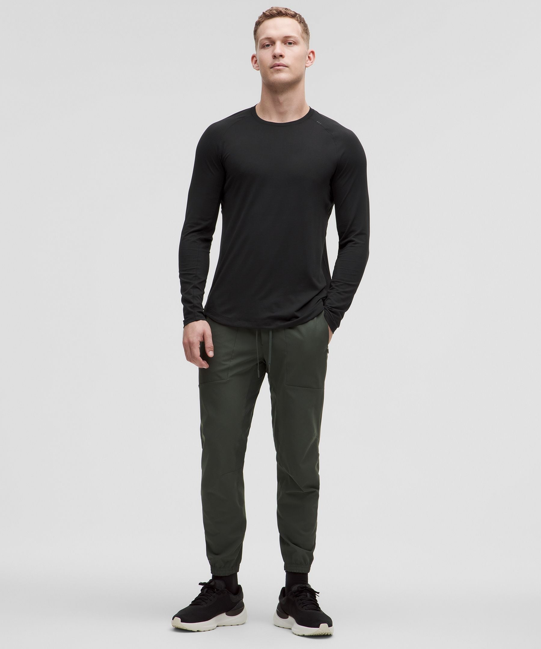 Lululemon License to Train Long-Sleeve Shirt Black