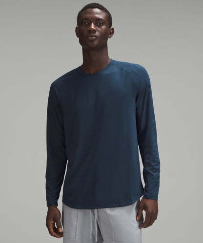 Lululemon License to Train Long-Sleeve Shirt True Navy