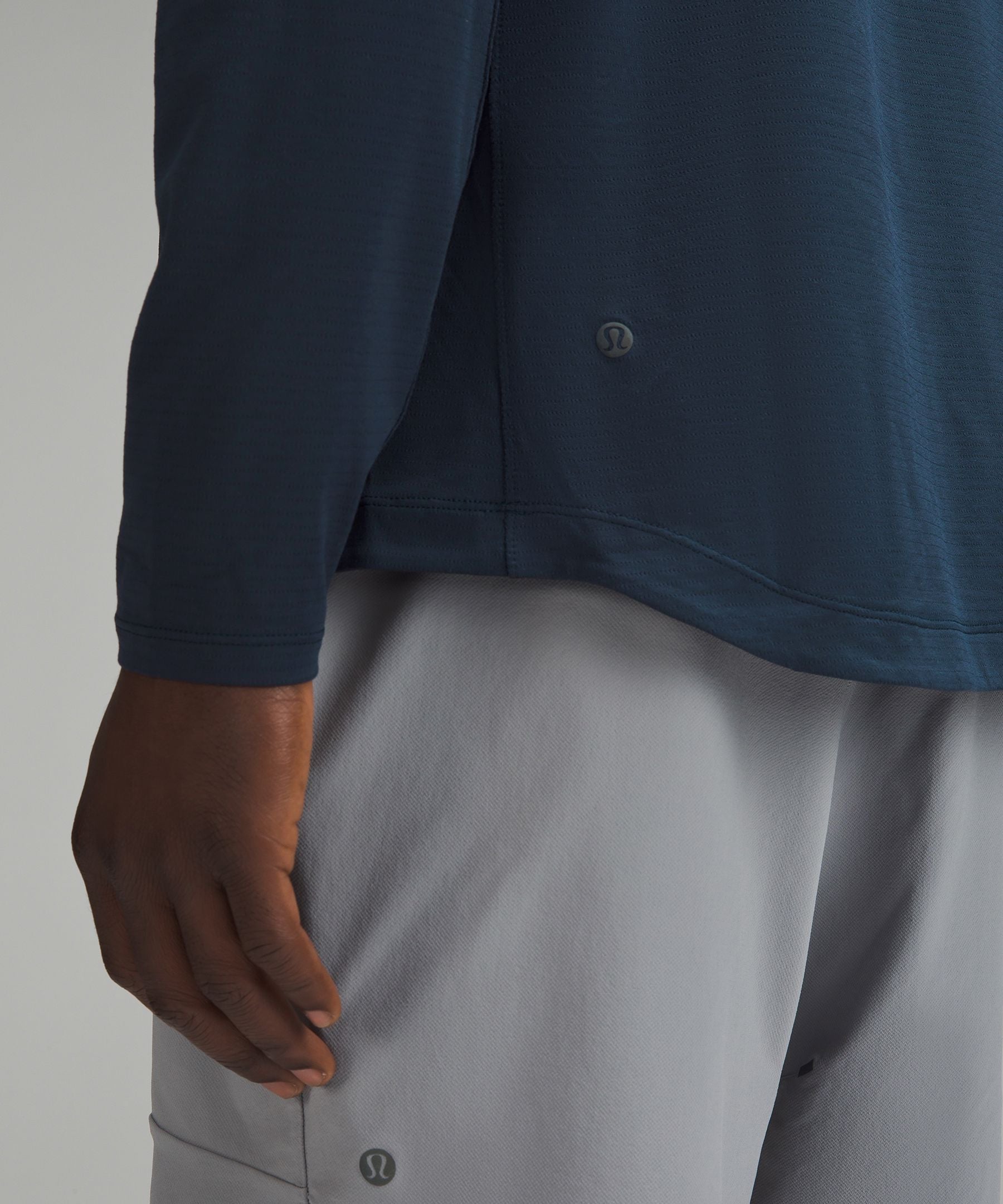 Lululemon License to Train Long-Sleeve Shirt True Navy