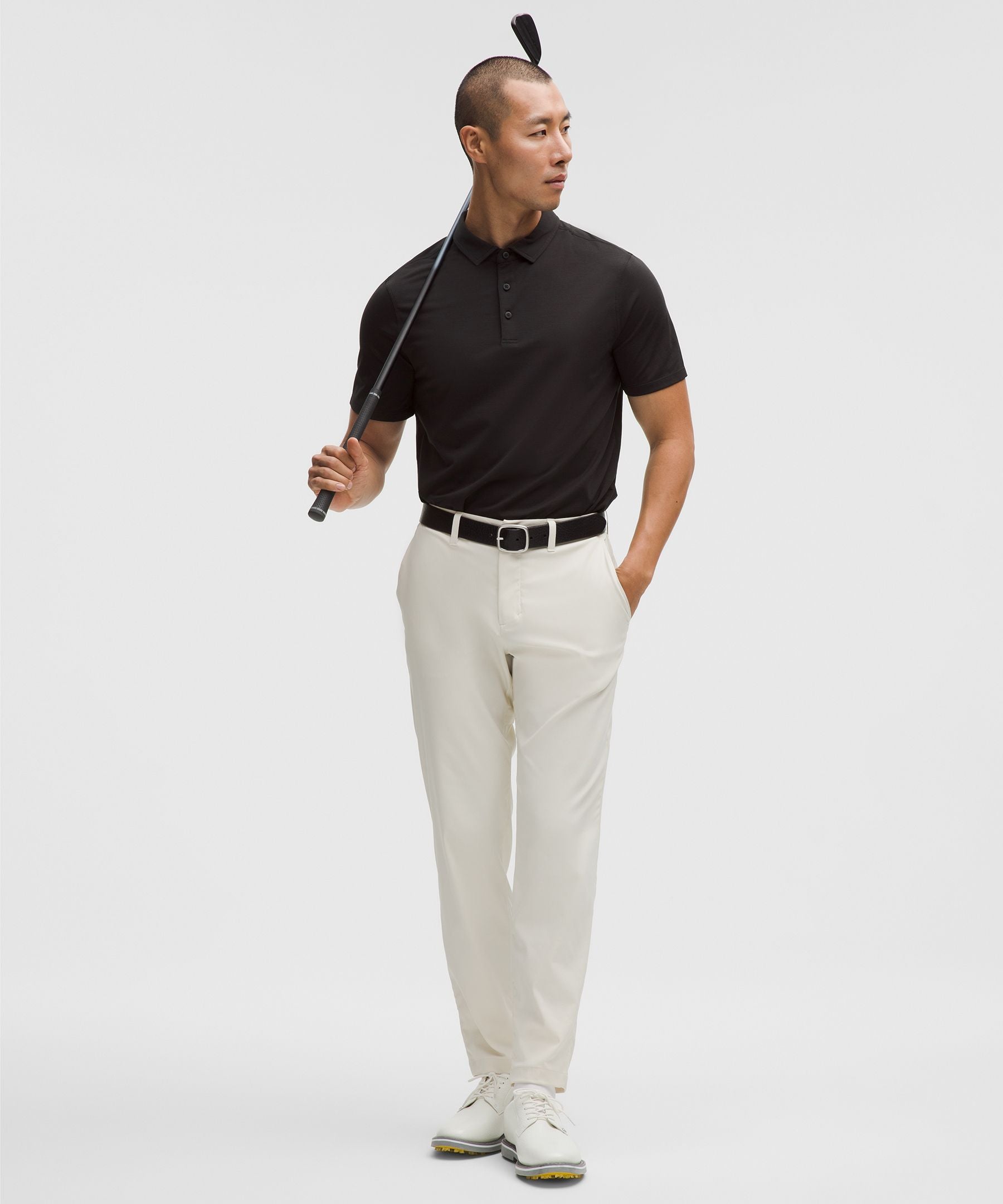 Lululemon Evolution Short-Sleeve Polo Shirt Black
