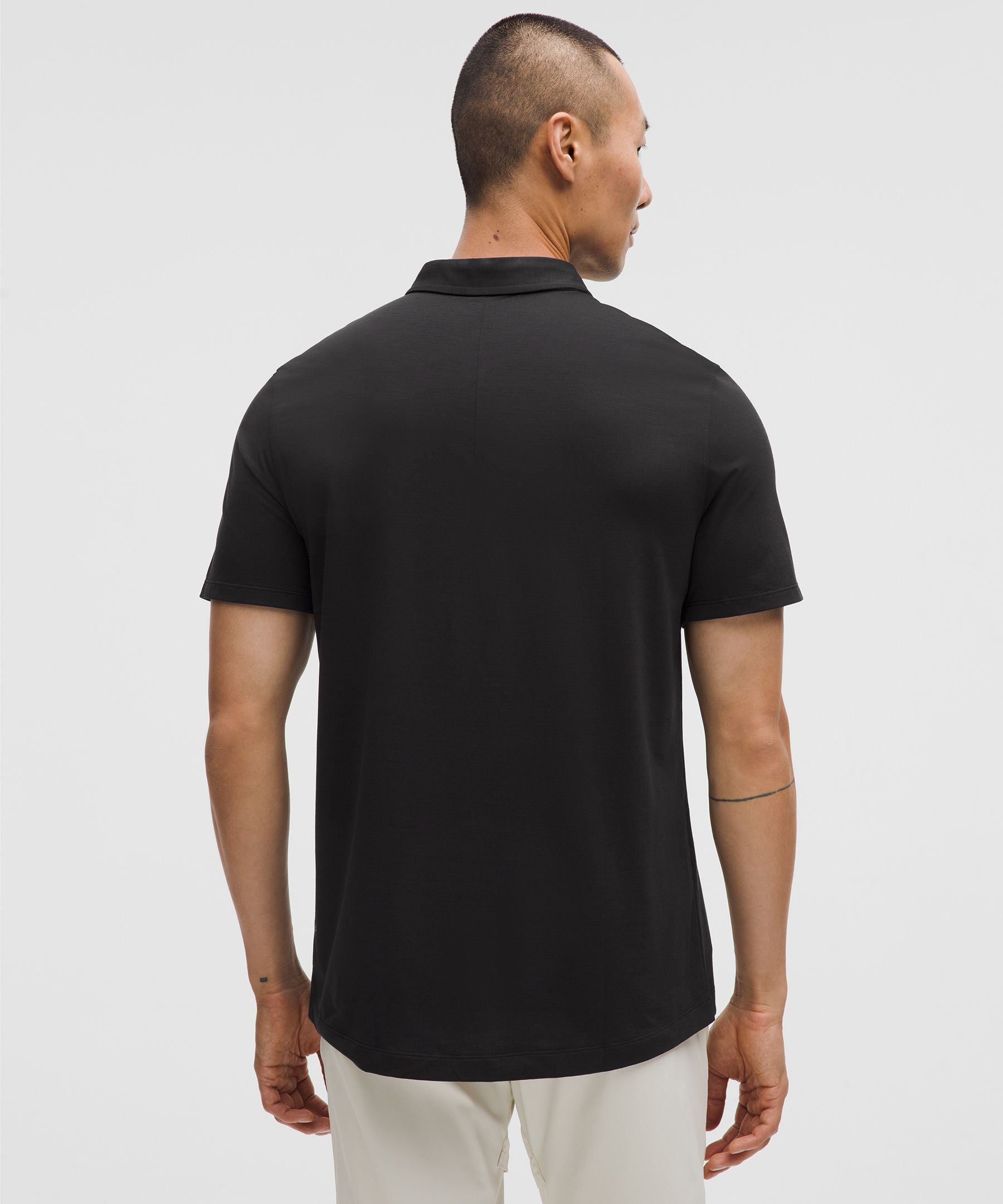 Lululemon Evolution Short-Sleeve Polo Shirt Black