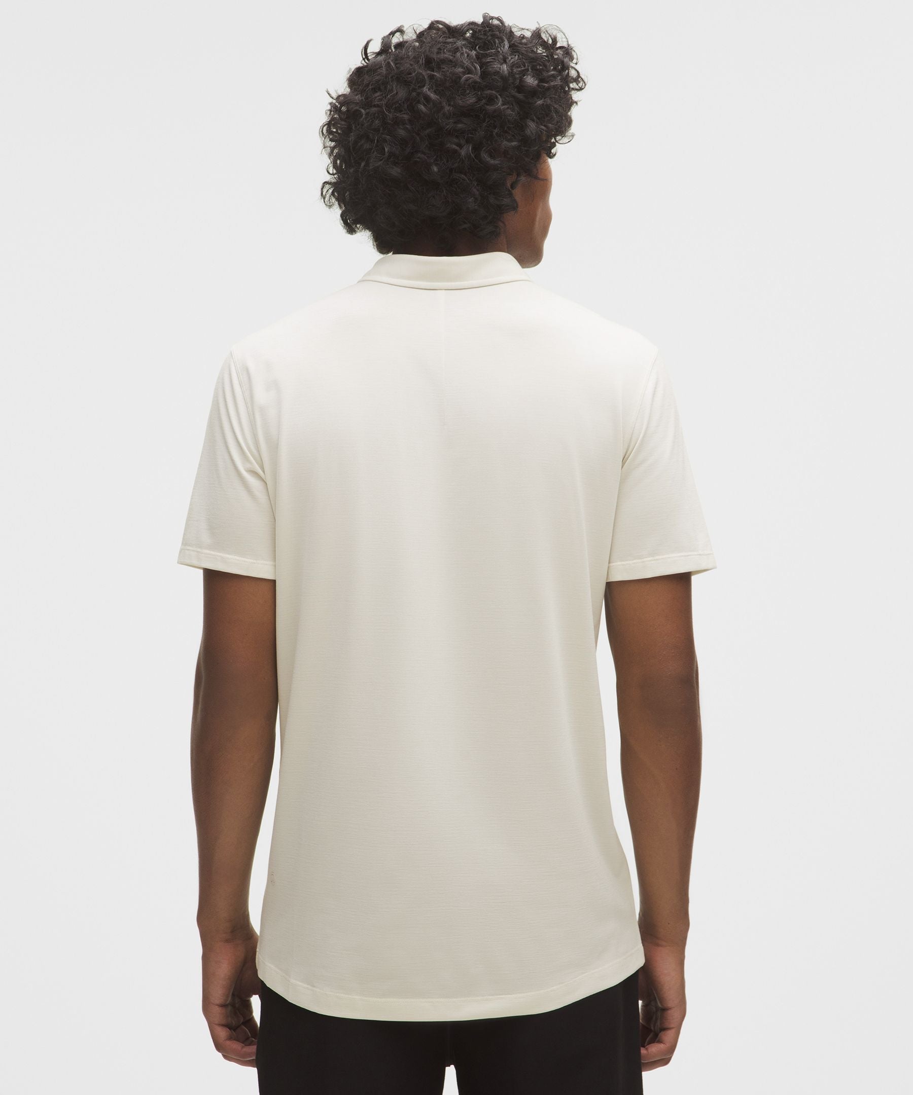 Lululemon Evolution Short-Sleeve Polo Shirt Light Ivory