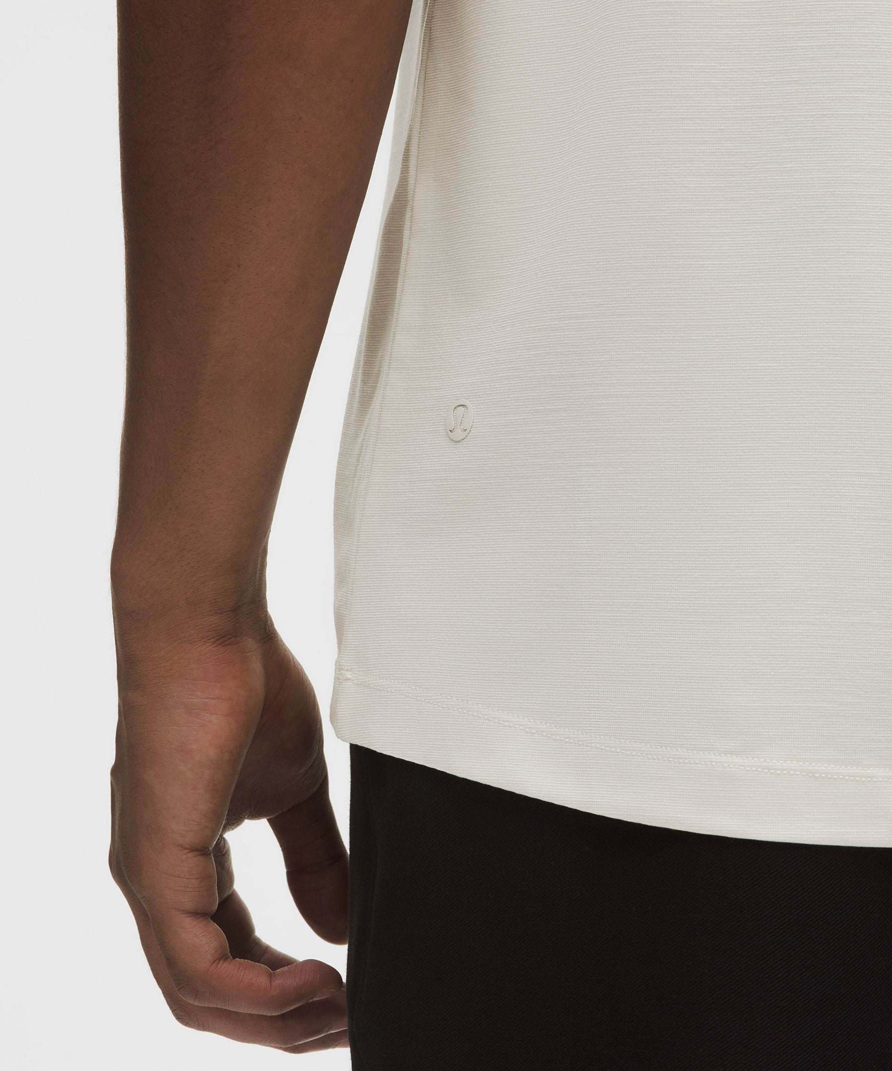 Lululemon Evolution Short-Sleeve Polo Shirt Light Ivory