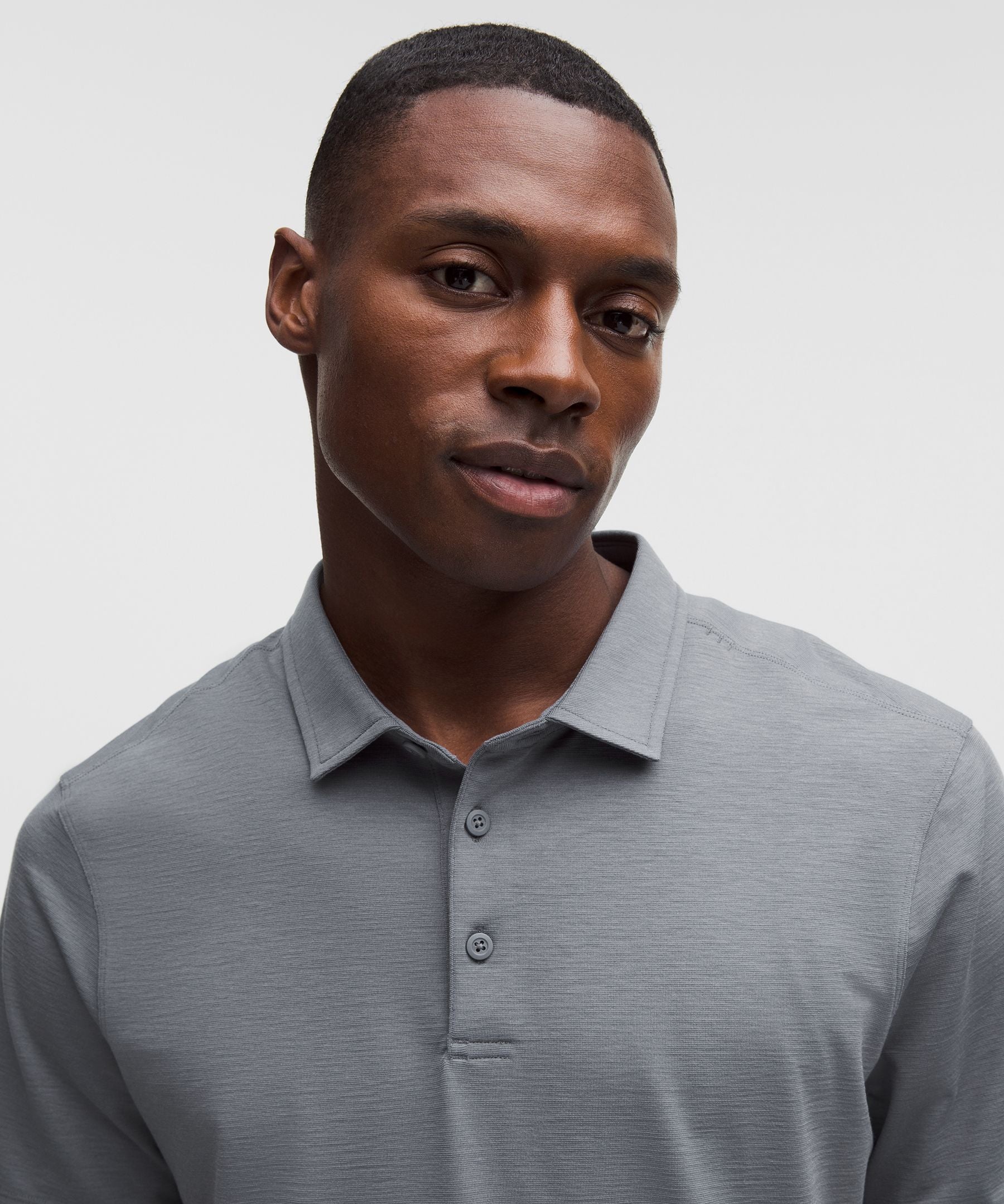 Lululemon Evolution Short-Sleeve Polo Shirt Solar Grey