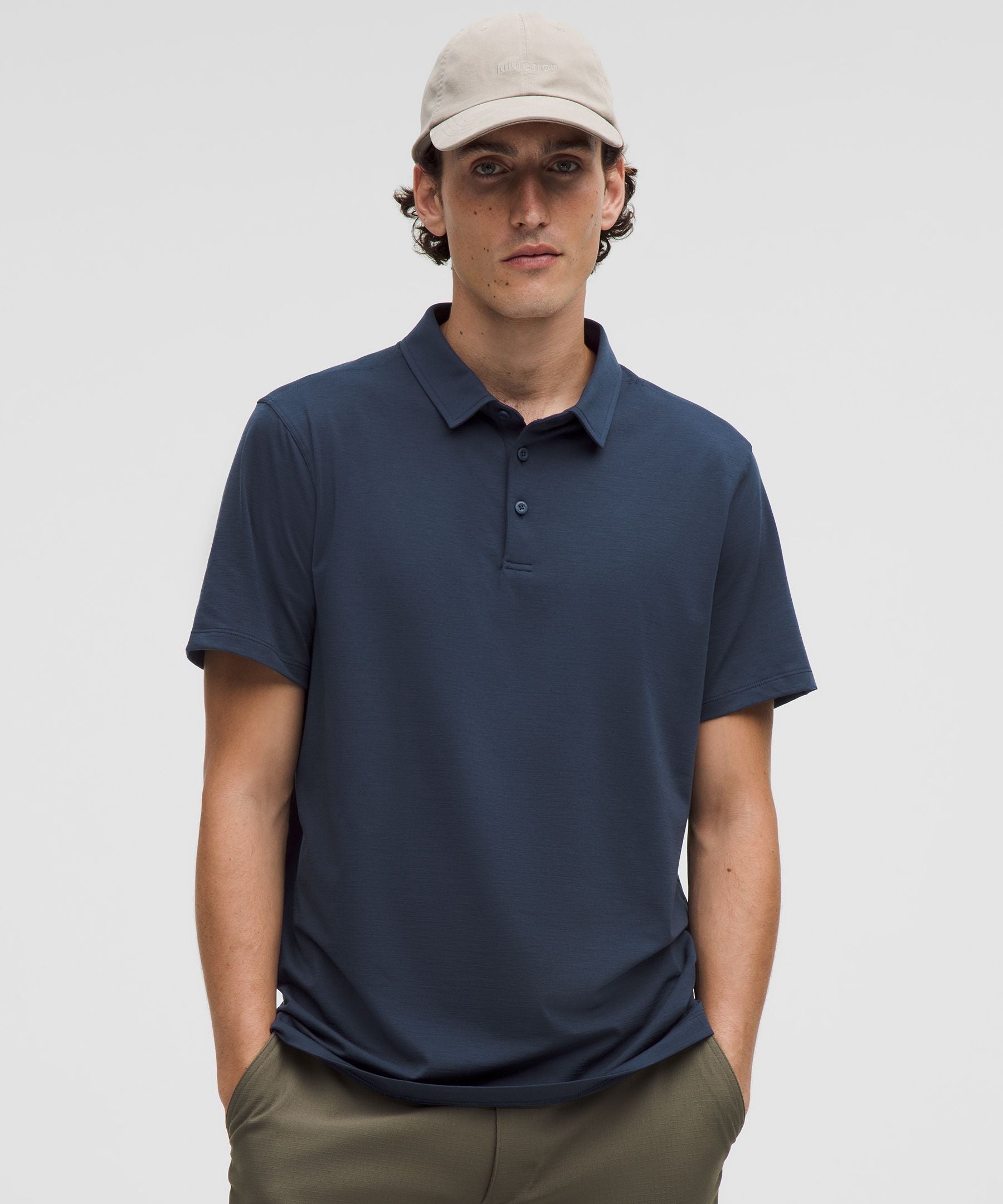 Lululemon Evolution Short-Sleeve Polo Shirt Club Blue