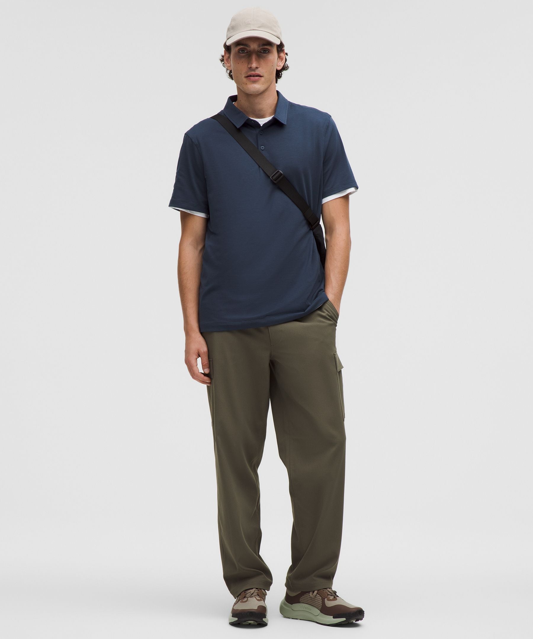 Lululemon Evolution Short-Sleeve Polo Shirt Club Blue