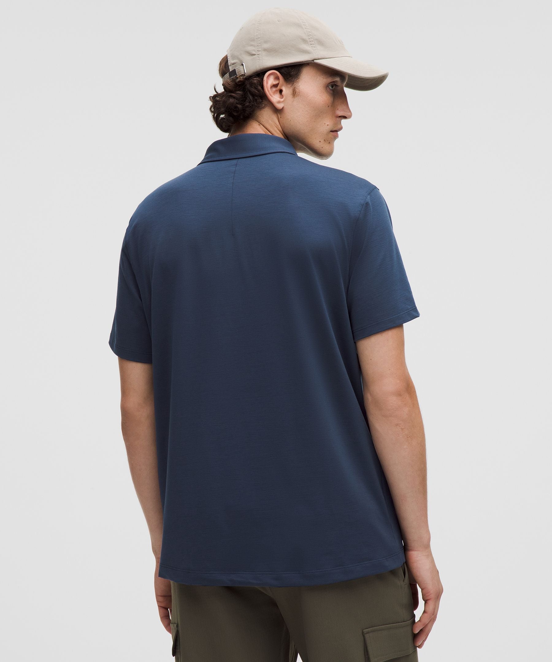 Lululemon Evolution Short-Sleeve Polo Shirt Club Blue