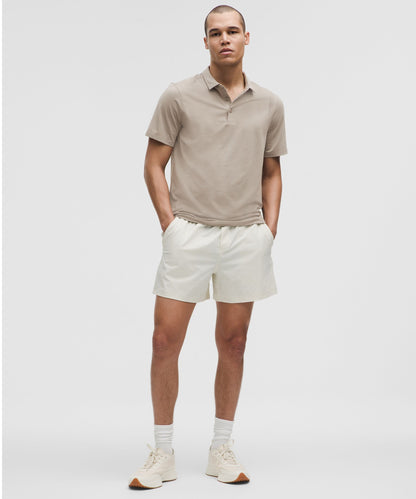 Lululemon Evolution Short-Sleeve Polo Shirt Warm Ash Grey