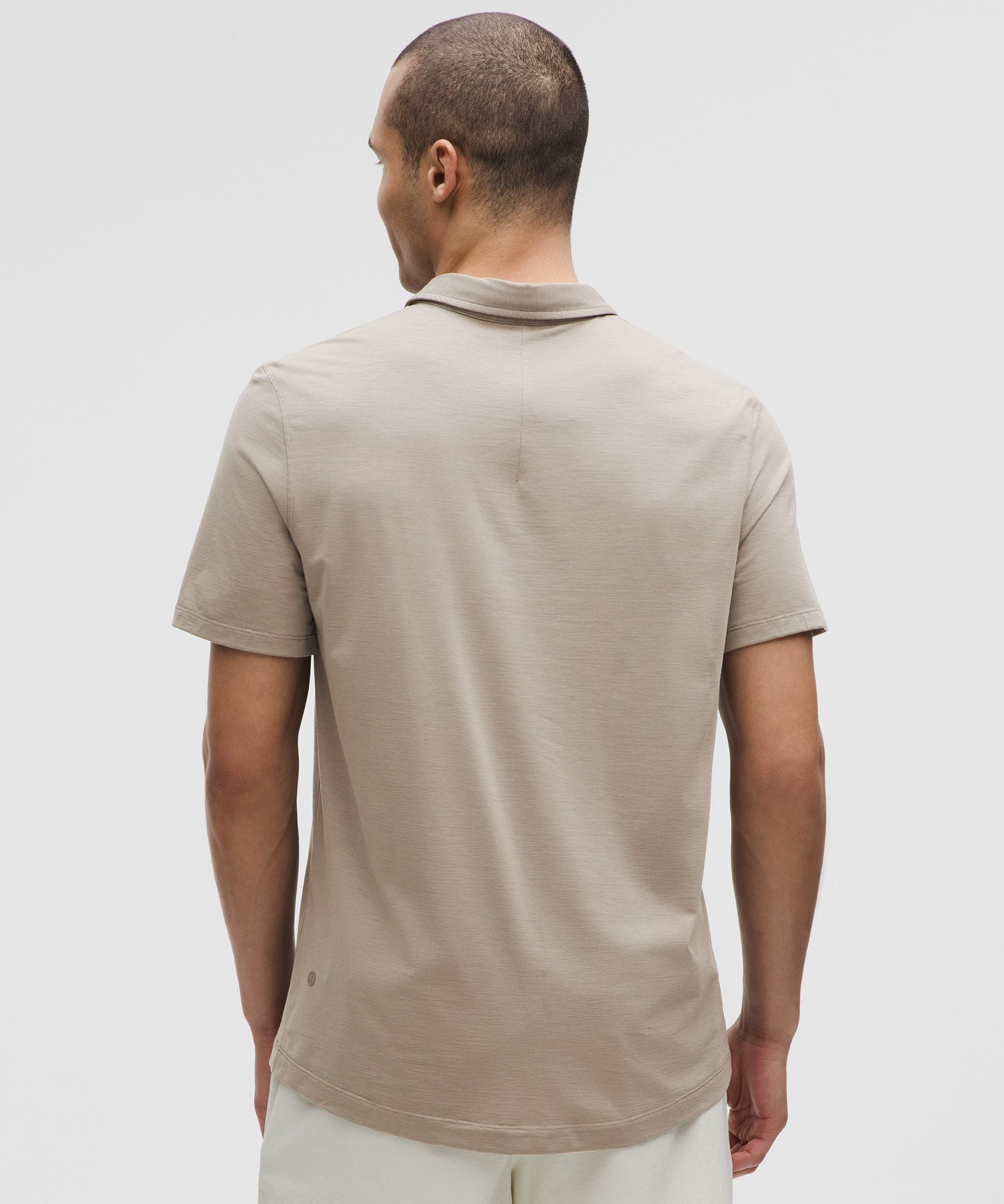 Lululemon Evolution Short-Sleeve Polo Shirt Warm Ash Grey