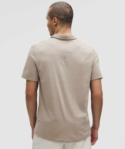 Lululemon Evolution Short-Sleeve Polo Shirt Warm Ash Grey