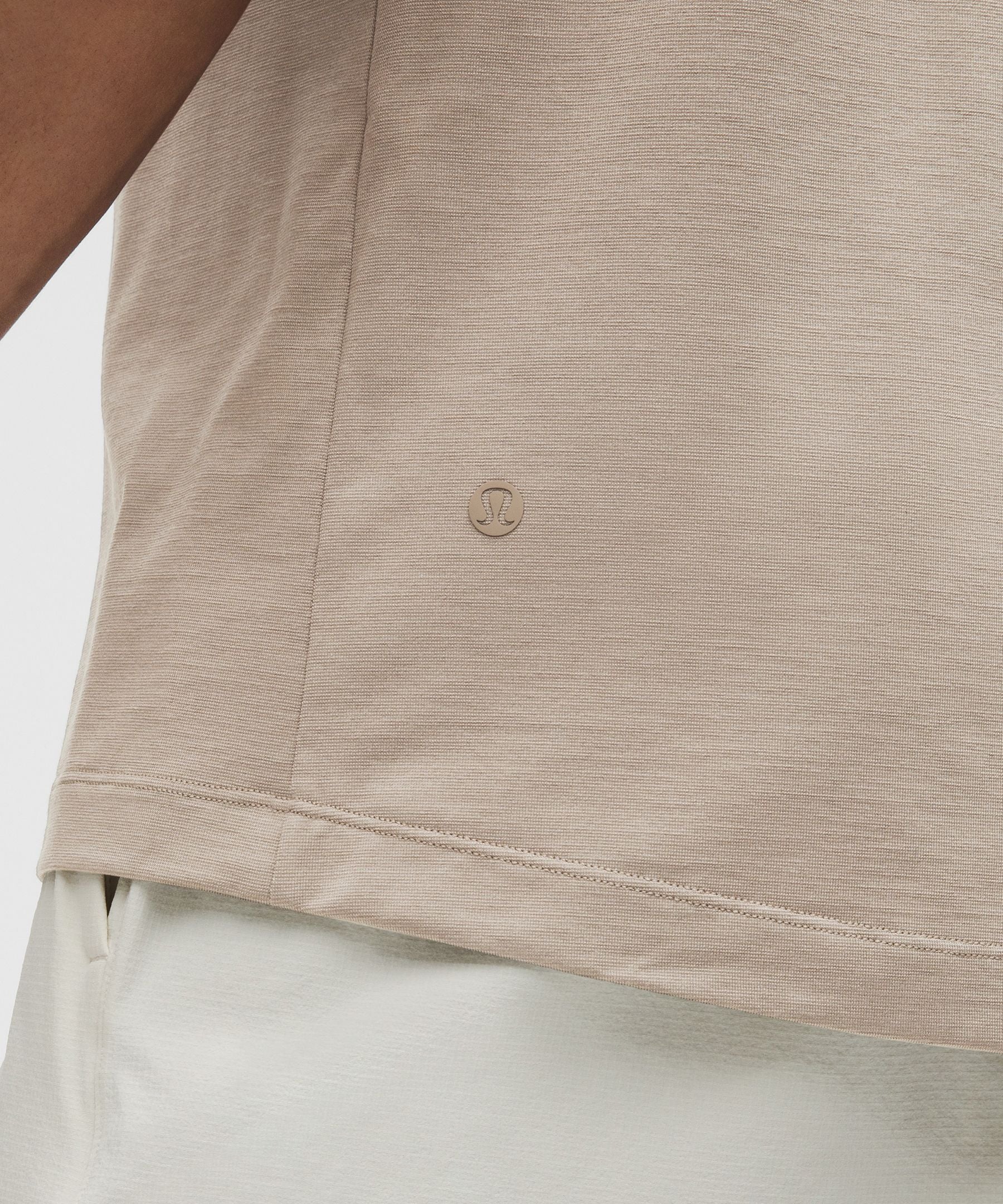 Lululemon Evolution Short-Sleeve Polo Shirt Warm Ash Grey