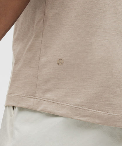 Lululemon Evolution Short-Sleeve Polo Shirt Warm Ash Grey