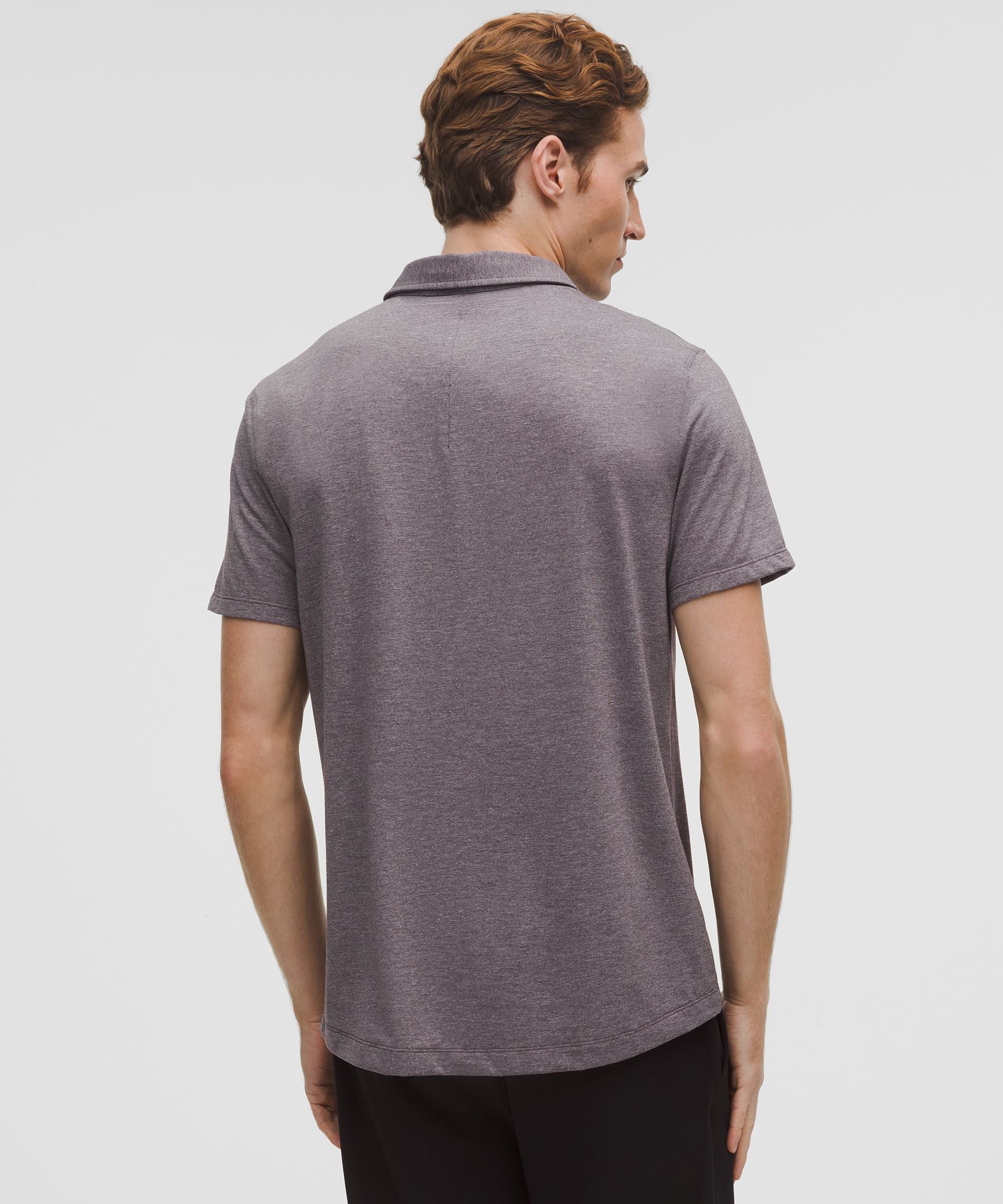Lululemon Evolution Short-Sleeve Polo Shirt Heathered Sequoia