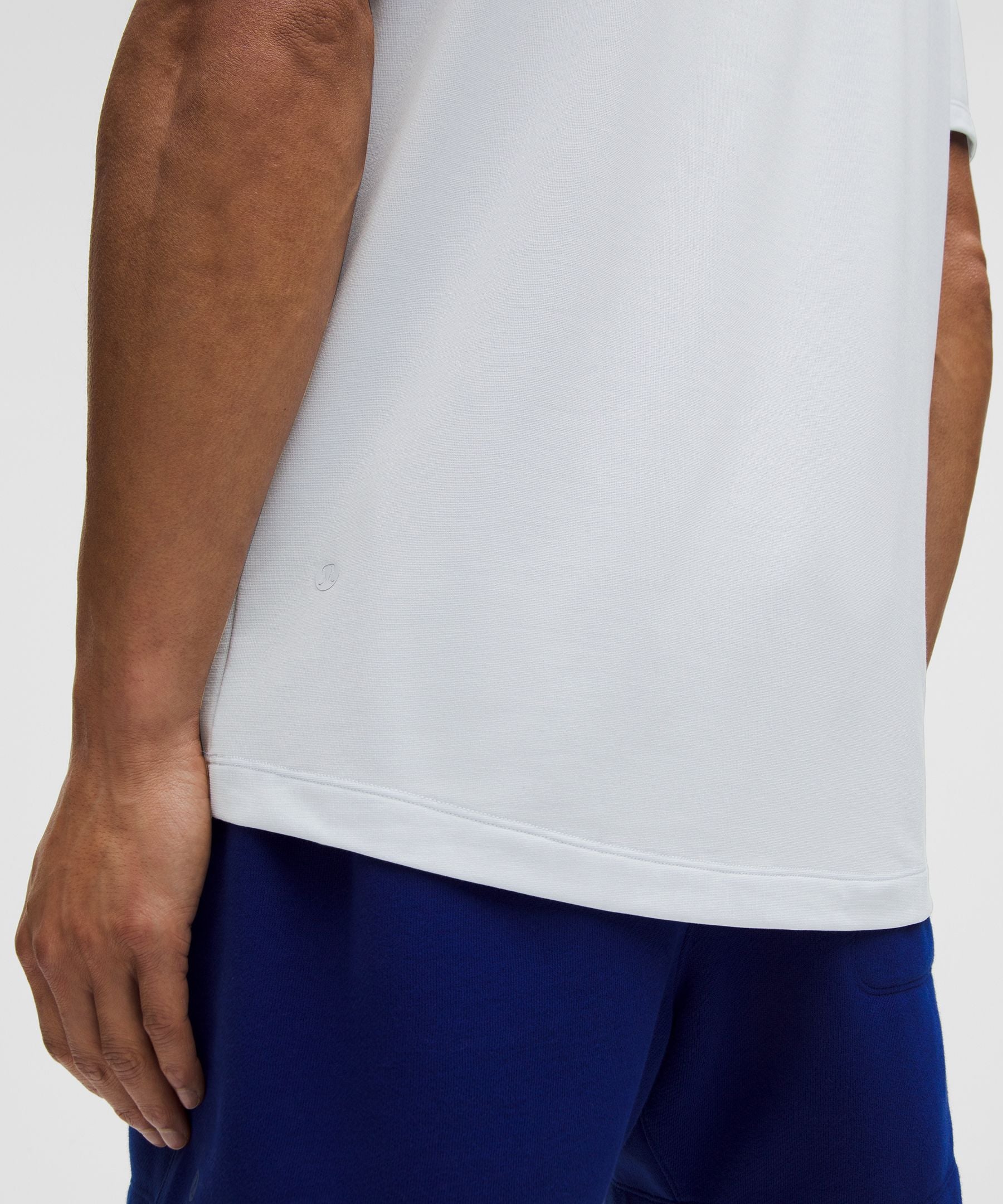Lululemon Evolution Short-Sleeve Polo Shirt Heathered Starch Blue