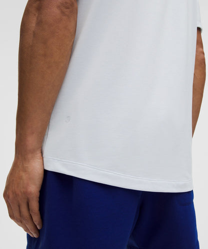 Lululemon Evolution Short-Sleeve Polo Shirt Heathered Starch Blue