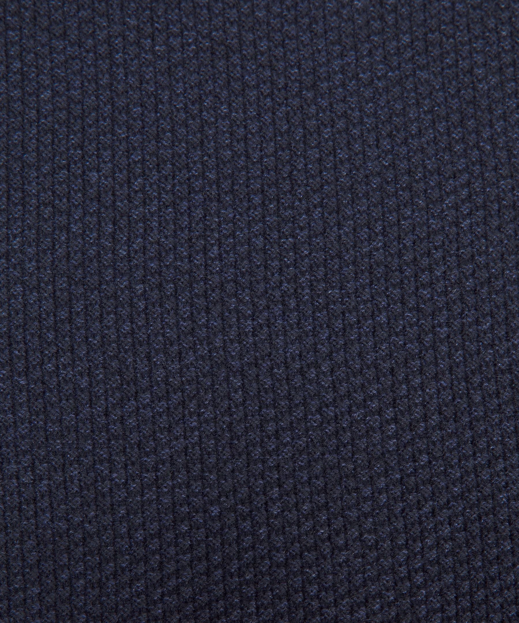 Lululemon Textured Knit Crewneck Sweater Heathered Classic Navy