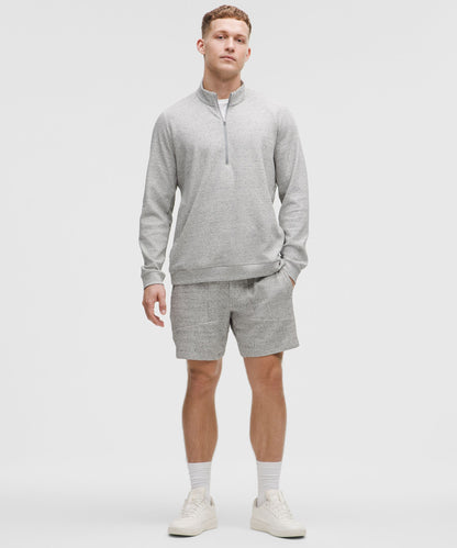 Lululemon Textured Double-Knit Cotton Half Zip