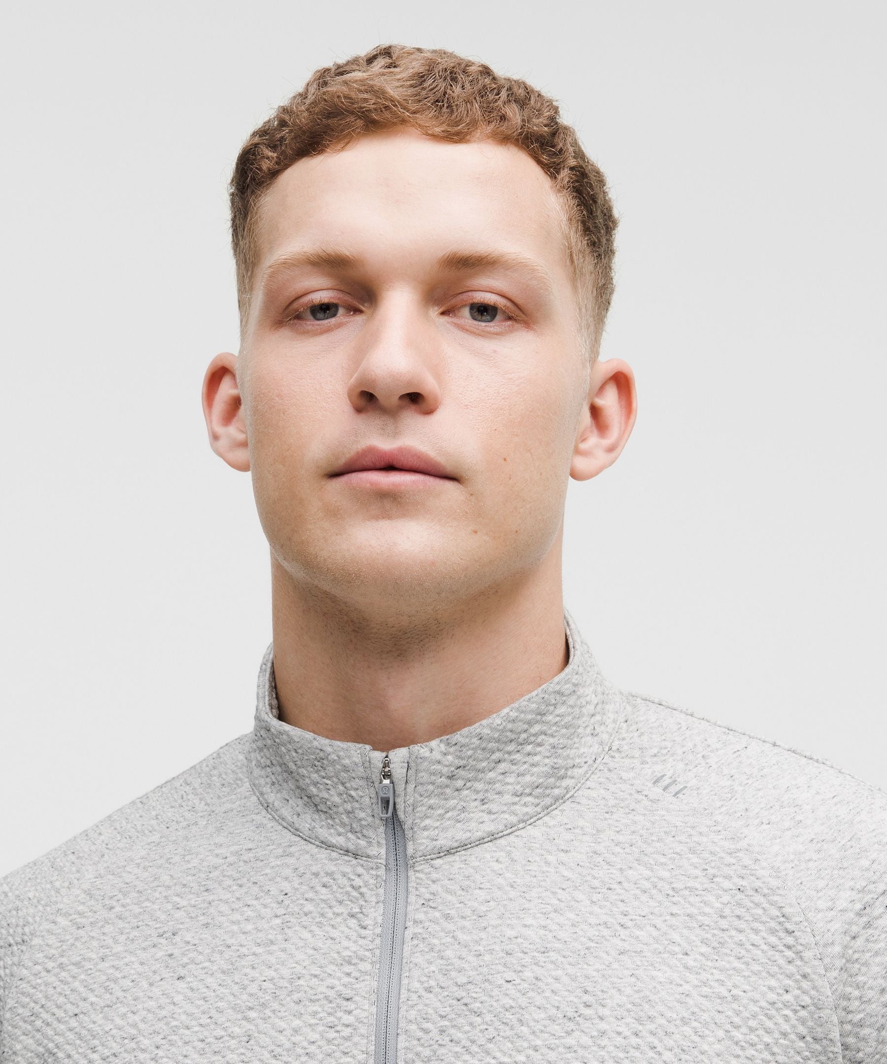 Lululemon Textured Double-Knit Cotton Half Zip