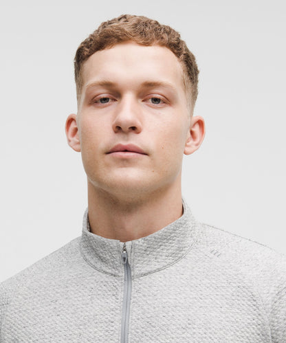 Lululemon Textured Double-Knit Cotton Half Zip