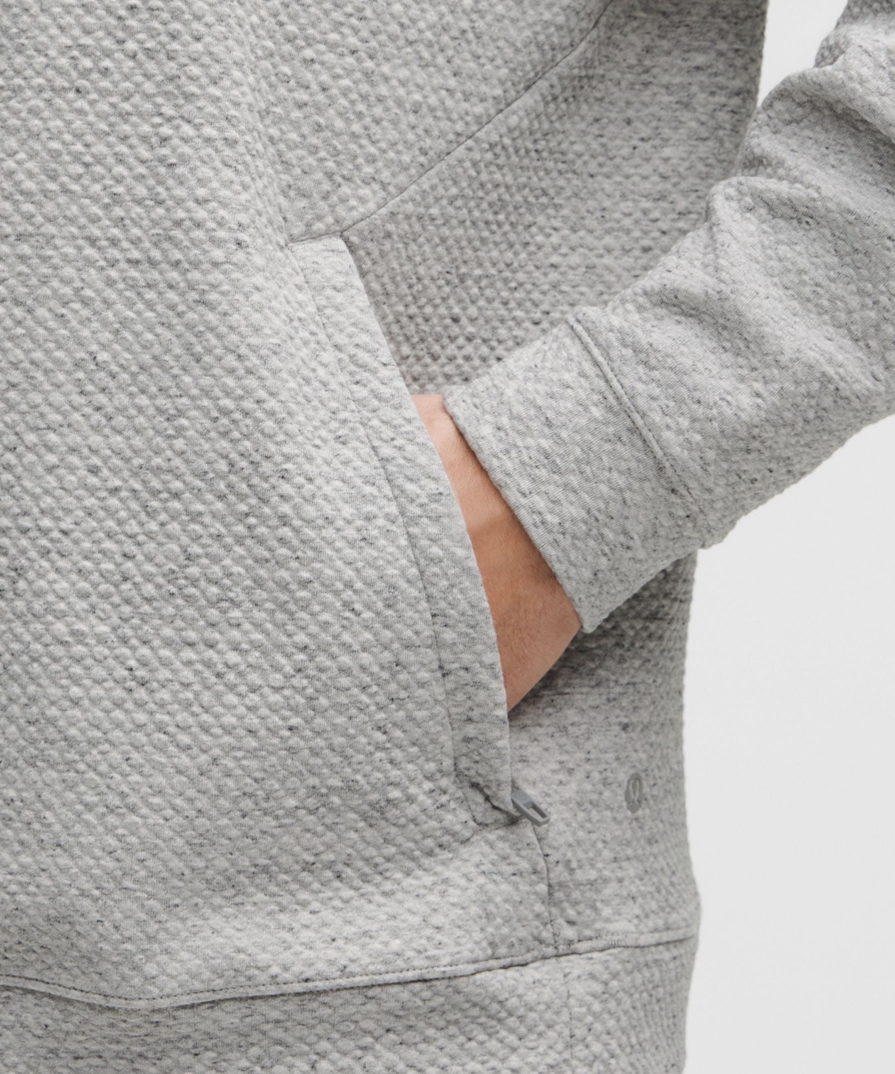 Lululemon Textured Double-Knit Cotton Half Zip