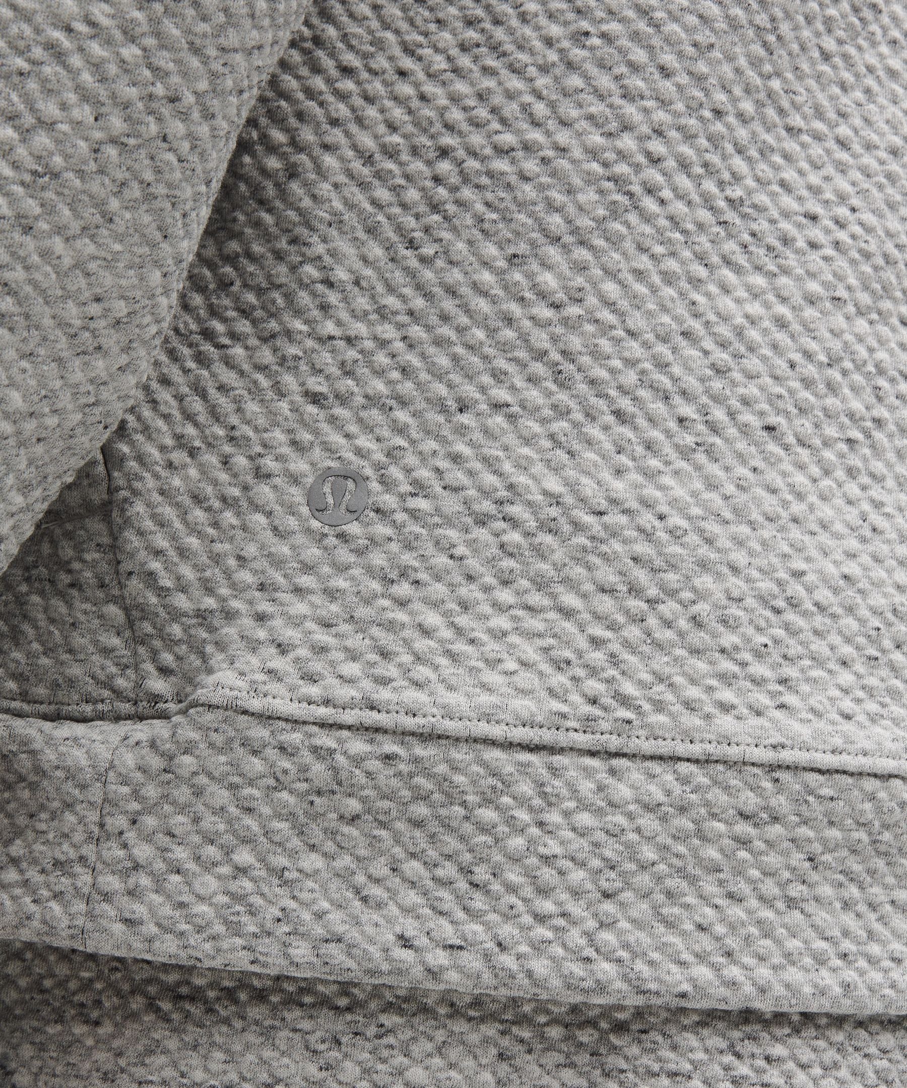Lululemon Textured Double-Knit Cotton Half Zip
