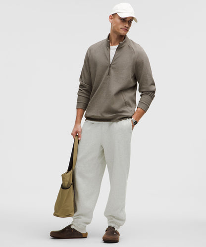Lululemon Textured Double-Knit Cotton Half Zip