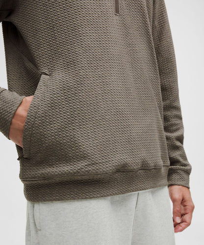 Lululemon Textured Double-Knit Cotton Half Zip