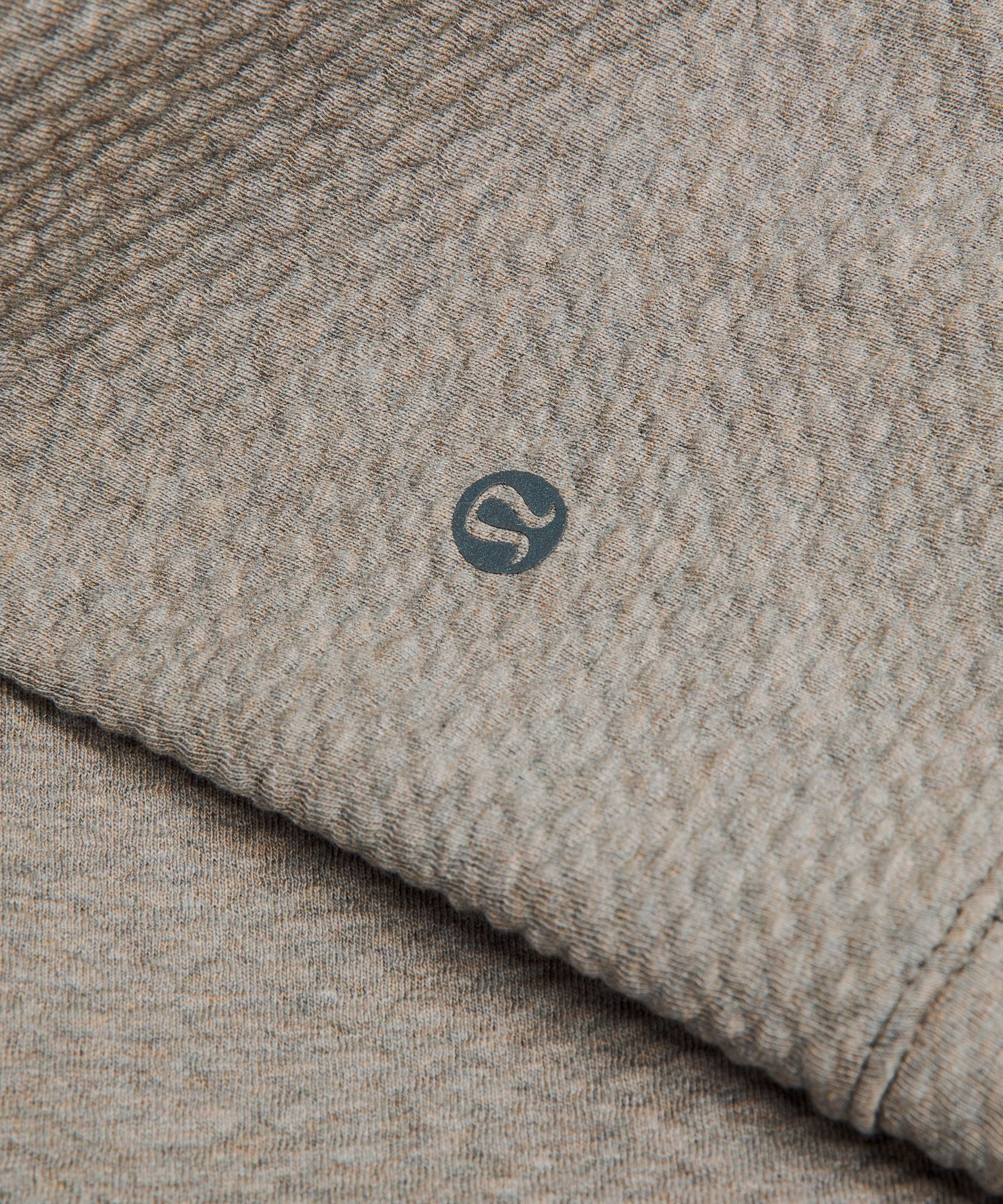 Lululemon Textured Double-Knit Cotton Half Zip