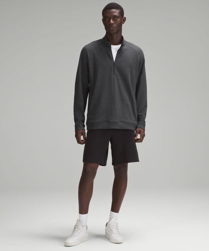 Lululemon Textured Double-Knit Cotton Half Zip