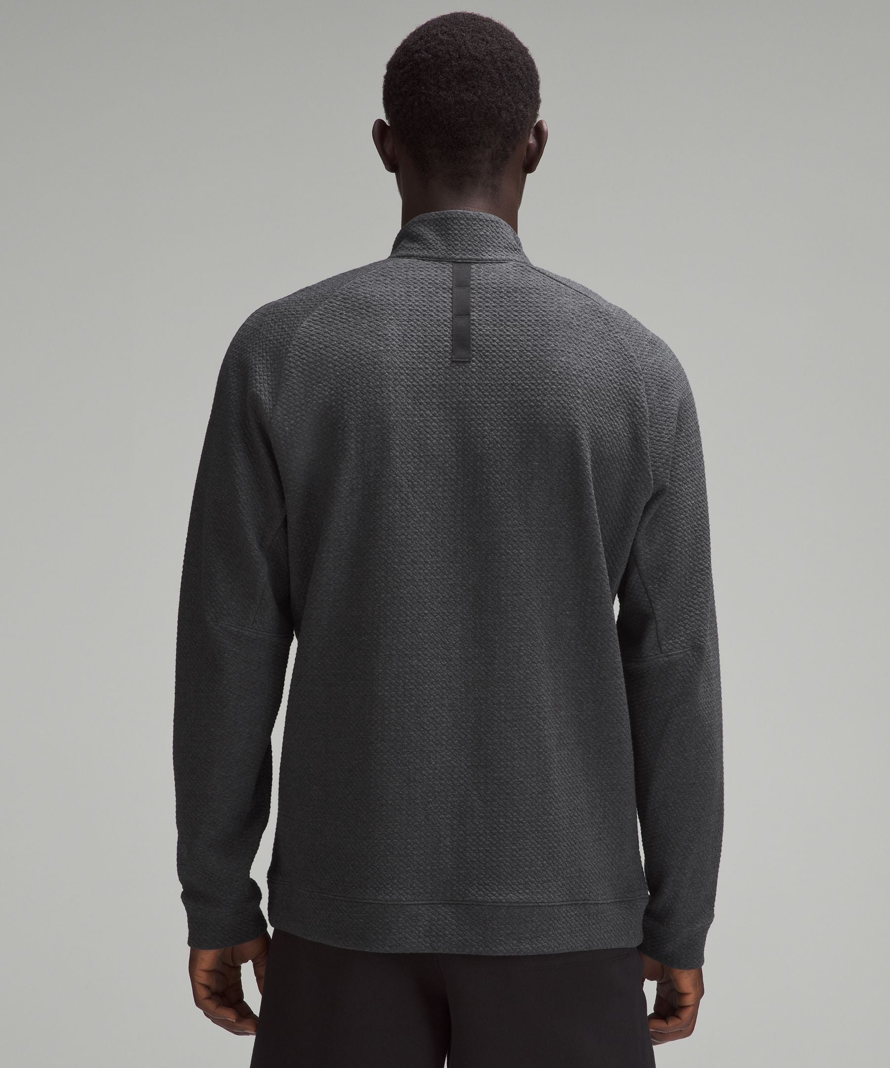 Lululemon Textured Double-Knit Cotton Half Zip