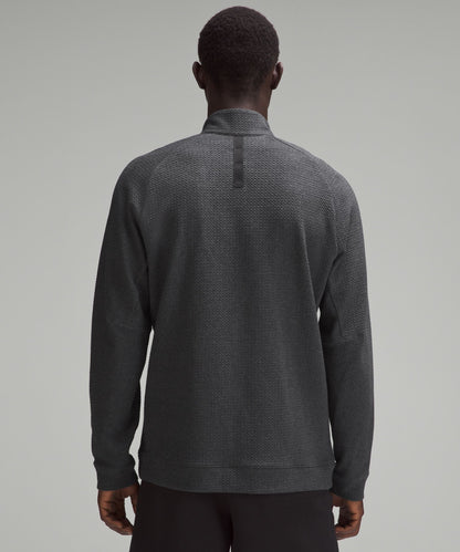 Lululemon Textured Double-Knit Cotton Half Zip