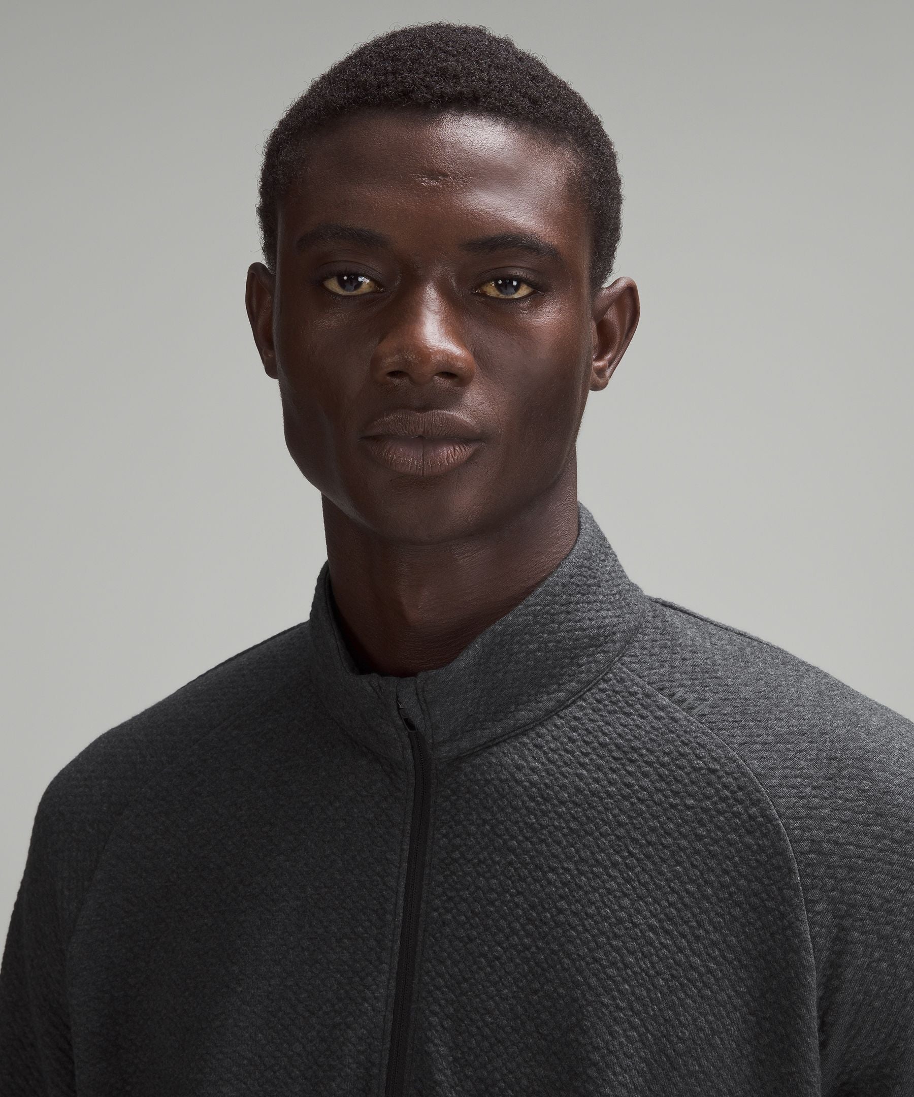 Lululemon Textured Double-Knit Cotton Half Zip