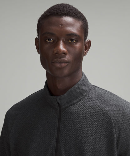 Lululemon Textured Double-Knit Cotton Half Zip