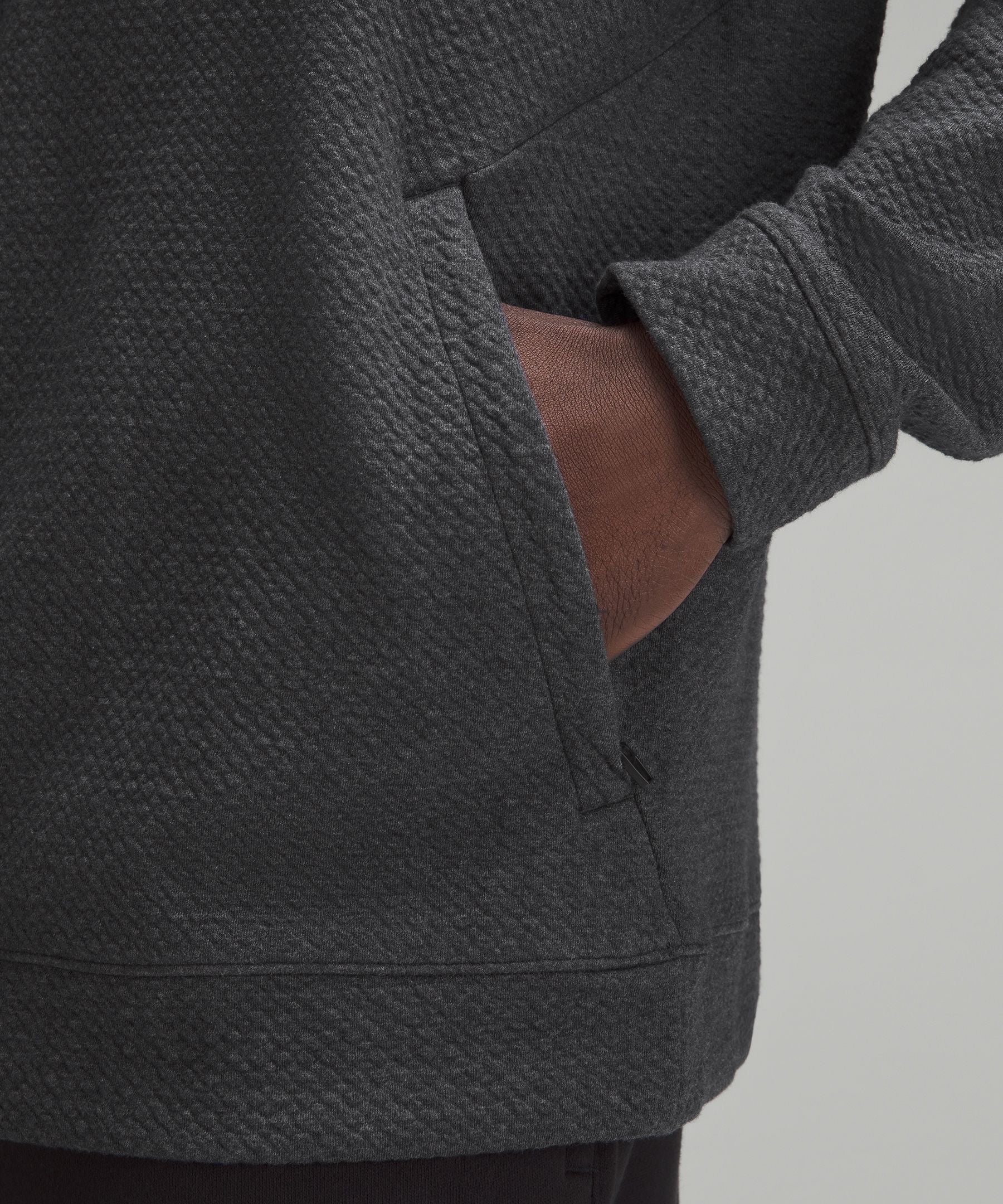 Lululemon Textured Double-Knit Cotton Half Zip
