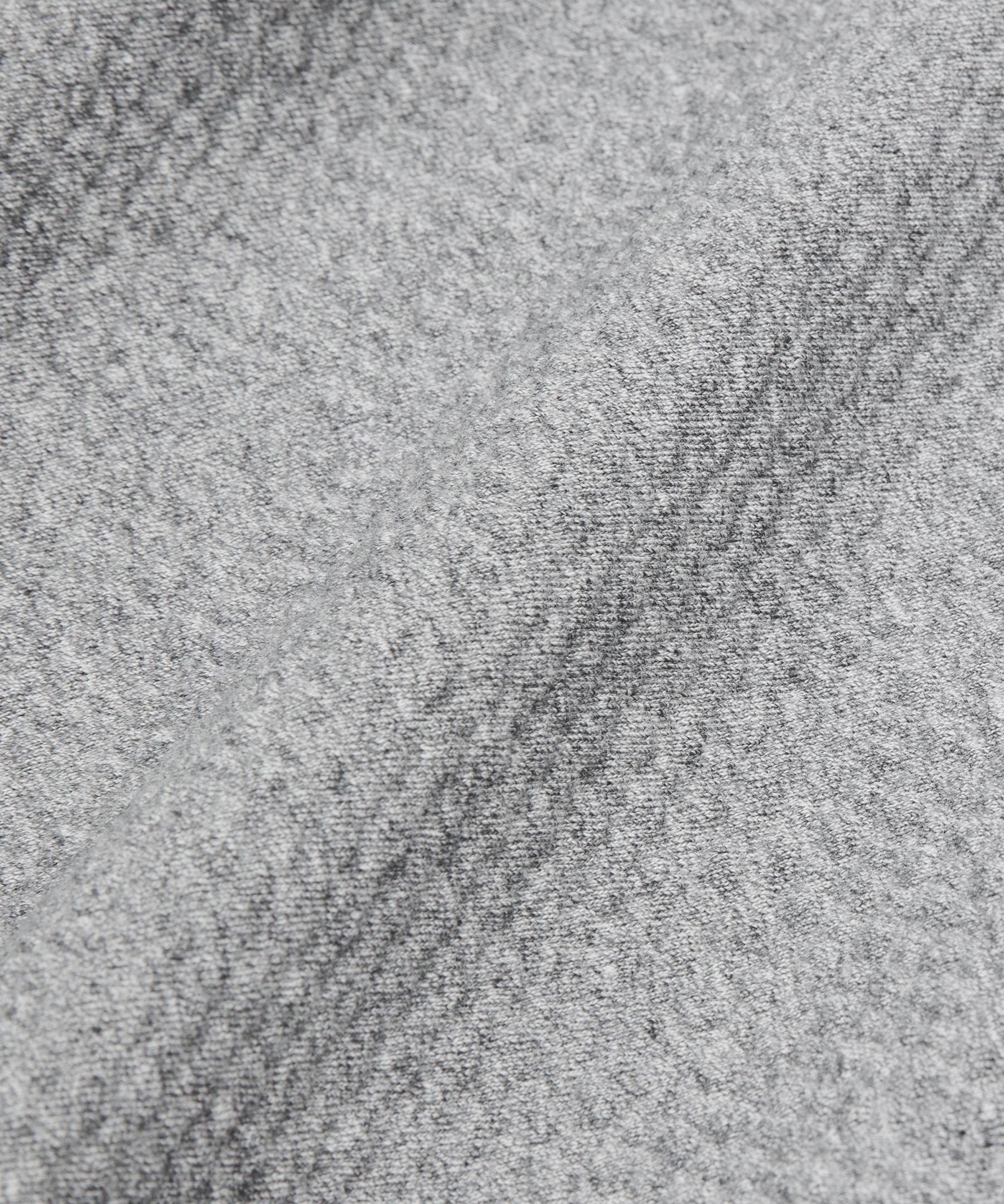 Lululemon Textured Double-Knit Cotton Hoodie Heathered Medium Grey/Black