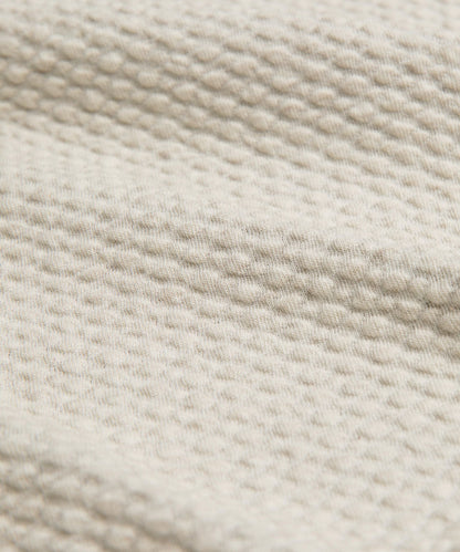 Lululemon Textured Double-Knit Cotton Hoodie Heathered Bone/Black