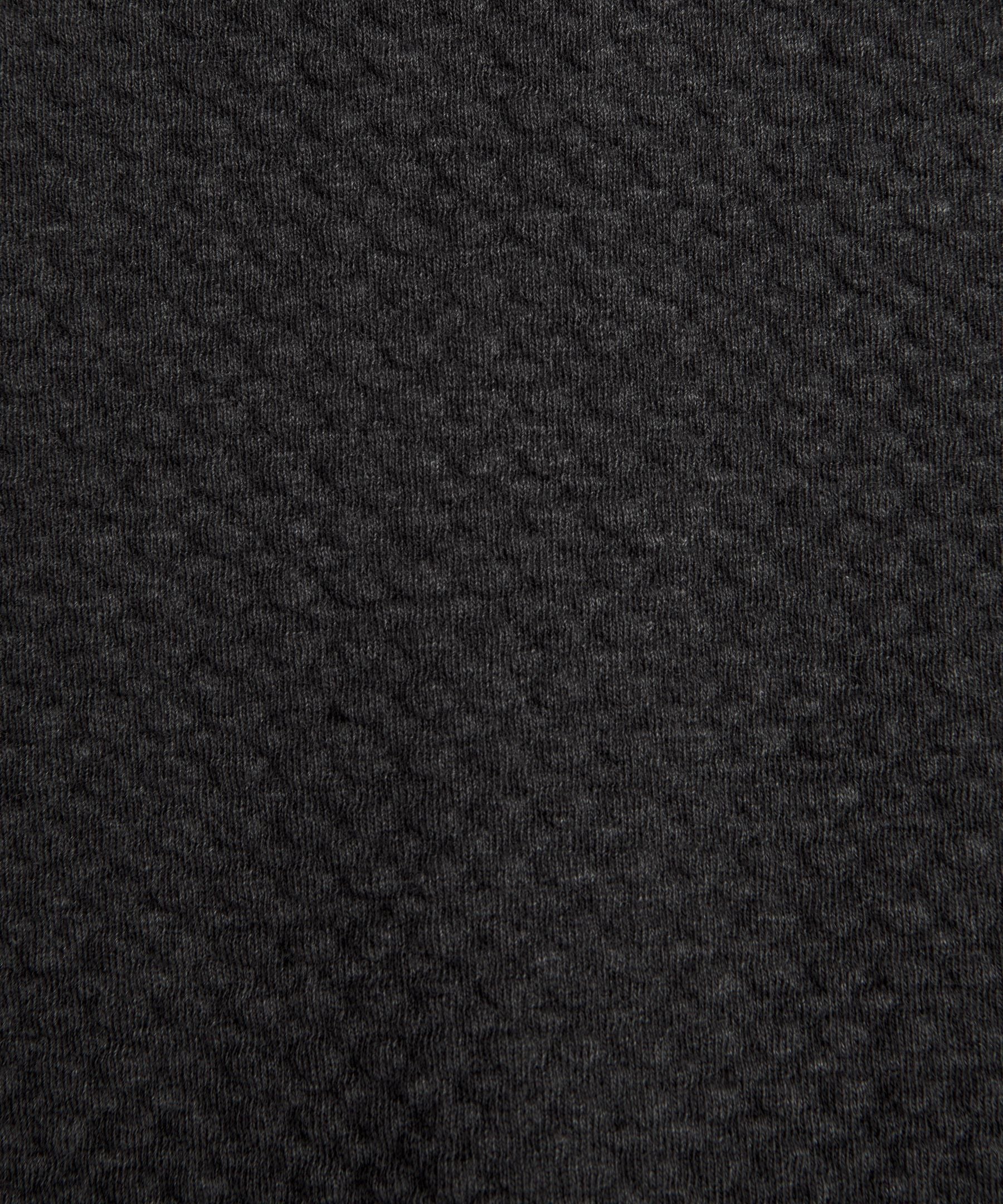 Lululemon Textured Double-Knit Cotton Hoodie Heathered Black/Black